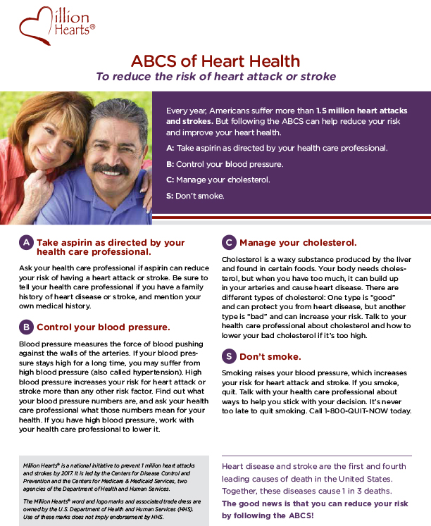 ABCS of heart health