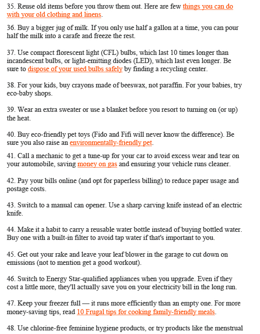 52 Easy ways to green -4