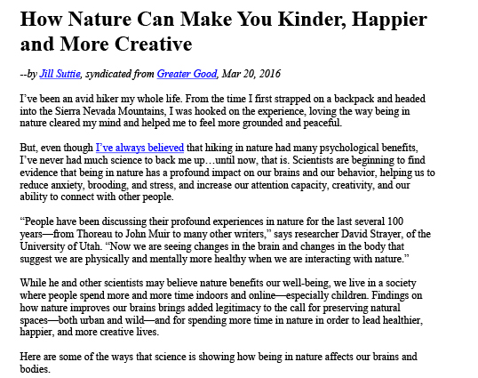 How Nature Can Make You Kinder-1