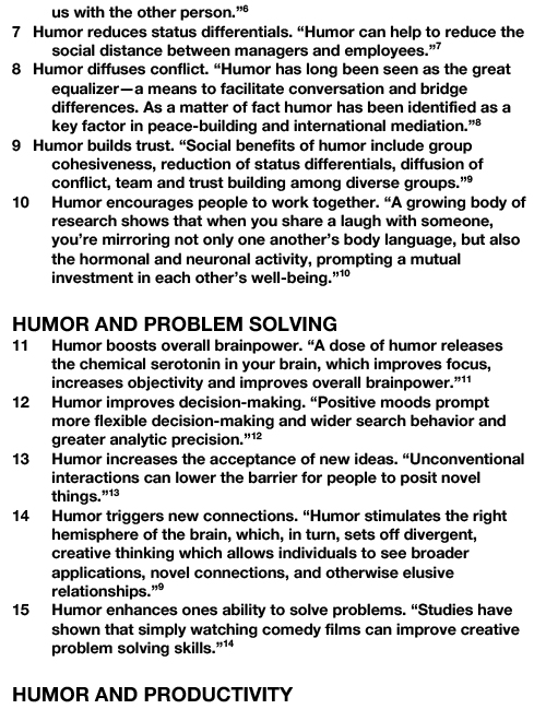 30 BENEFITS OF HUMOR AT WORK-2
