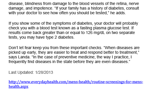 6 Routine Screenings for Men-4