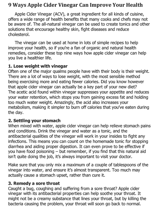 Microsoft Word - 9 Ways Apple Cider Vinegar Can Improve Your Hea