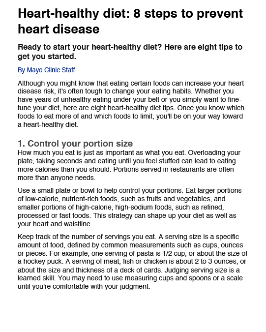 Microsoft Word - Heart DIet.docx